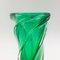 Large Mid-Century Italian Twisted Sommerso Murano Glass Vase, 1960s, Image 4