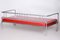 Red Bauhaus Sofa in Leather and Tubular Chrome, 1930s 5