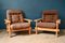 Armchairs and Coffee Table in Pine, 1970s, Set of 3 5