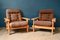 Sessel & Couchtisch aus Kiefernholz, 1970er, 3er Set 5