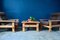 Armchairs and Coffee Table in Pine, 1970s, Set of 3, Image 4
