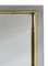 Mid-Century Italian Brass & Chrome Wall Mirror, 1970s 6