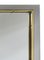 Mid-Century Italian Brass & Chrome Wall Mirror, 1970s, Image 6