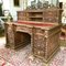 Neo-Renaissance Henri II Hand-Carved Wooden Desk, 1870s 2