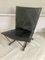 Vintage Flyer Lounge Chair in Black Leather by P. Mazairac and K. Boonzaaijer for Young International, 1983 4