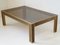 Table Mid-Century en Bronze et Verre Fumé, 1970s 3