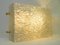 Vintage Ice Glass Wall Lamp, Vienna, 1960s, Image 1