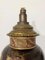 Lámpara de jarrón Satsuma japonesa de porcelana y bronce, década de 1900, Imagen 14