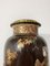 Lámpara de jarrón Satsuma japonesa de porcelana y bronce, década de 1900, Imagen 6