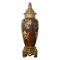 Japanische Satsuma Vase aus Porzellan & Bronze, 1900er 1