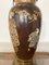 Japanese Satsuma Porcelain & Bronze Vase Lamp, 1900s 11