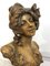 Friedrich Goldscheider, Girl with Flowers Bust, 1900, Terracotta 4