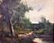 Edmund Pick-Morino, Animated Countryside Landscapes, 1920, Oil on Canvas Paintings, Set of 2, Image 6