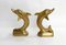 Golden Brass Dolphins, 1980s, Set of 2, Image 7