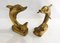 Golden Brass Dolphins, 1980s, Set of 2, Image 4