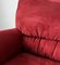 Vintage Red Velour Sofa for Ikea, 1990s 8