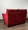 Vintage Red Velour Sofa for Ikea, 1990s 9
