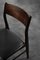 Mid-Century Scandinavian Modern Dining Chairs in Beech and Rosewood, 1960s, Set of 4 , Set of 4, Image 4