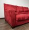 Rotes Vintage 3-Sitzer Velours Sofa von Ikea, 1990er 6