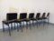 Modernistische Vintage Matco Stühle aus Metall & schwarzem Skai, 1960er, 6er Set 4
