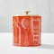 Metal Ice Box with Lithograph Decorations on Red Background by Piero Fornasetti for Fiat, 1960s 8