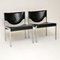 Danish Steel Lounge Chairs, 1960s, Set of 2 3