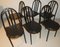 Model 222 Chairs attributed to Robert Mallet Stevens for Pallucco, Italy, 1980s, Set of 6 2