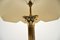 Lampada da tavolo neoclassica in ottone, 1950, Immagine 6