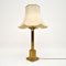 Lámpara de mesa neoclásica de latón, 1950, Imagen 2