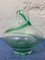 Mid-Century Spiral Pattern Glass Vase, 1970s 3