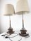 Lámparas de madera y cromadas de Laurel, años 60. Juego de 2, Imagen 4