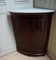 Antique Mahogany Bow Fronted Corner Cabinet with White Marble Top, 1840, Image 8