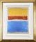Mark Rothko, amarillo, rojo y azul, años 50, serigrafía, enmarcado, Imagen 1