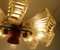 Mid-Century Chandelier in Teak and Glass, 1960s, Image 2