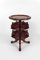 Japanese Bookcase Pedestal Table attributed to Gabriel Viardot, France, 1880s, Image 1