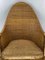 Webbing, Leather and Beech Armchair, 1970s, Image 8