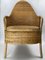 Webbing, Leather and Beech Armchair, 1970s, Image 4