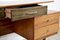 Schwebender Schreibtisch aus Nussholz von Austinsuite, 1950er 2