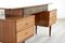 Walnut Floating Top Desk from Austinsuite, 1950s, Image 4