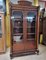 French Louis XVI Style Mahogany 2-Door Display Cabinet with Bronze Detailing, 1870 1