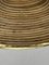 Pencil Reed, Rattan, Wicker and Brass Pendant Lamp, Italy, 1970s 16