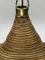 Pencil Reed, Rattan, Wicker and Brass Pendant Lamp, Italy, 1970s, Image 18