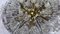 Lámpara de techo austriaca Sputnik Crystal Flowers atribuida a Emil Stejnar para Rupert Nikoll, años 50, Imagen 2