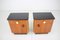 Bedside Cabinets by Jindrich Halabala, Czechoslovakia, 1950s, Set of 2 3