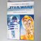 Large R2D2 C3PO Star Wars Blu-Ray Poster, 2000s, Image 1