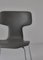 Model 3103 T-Chairs in Leather and Steel by Arne Jacobsen for Fritz Hansen, 1970s, Set of 2 15