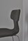 Model 3103 T-Chairs in Leather and Steel by Arne Jacobsen for Fritz Hansen, 1970s, Set of 2, Image 20