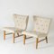 Modernist Lounge Chairs by Erik Karlén, 1940s, Set of 2 3