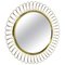 Round Brass and Metal Mirror by Josef Frank for Svenskt Tenn, Sweden, 1960s, Image 1