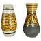 Pottery Fat Lava Vases by Heinz Siery for Carstens Tonnieshof, Germany, 1970s, Set of 2 1
